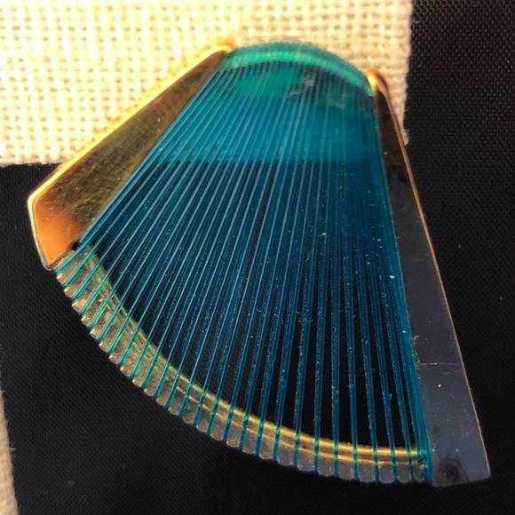 Sterling Signed Gold-Tone Post & Clutch Earrings - Picture 4 of 12